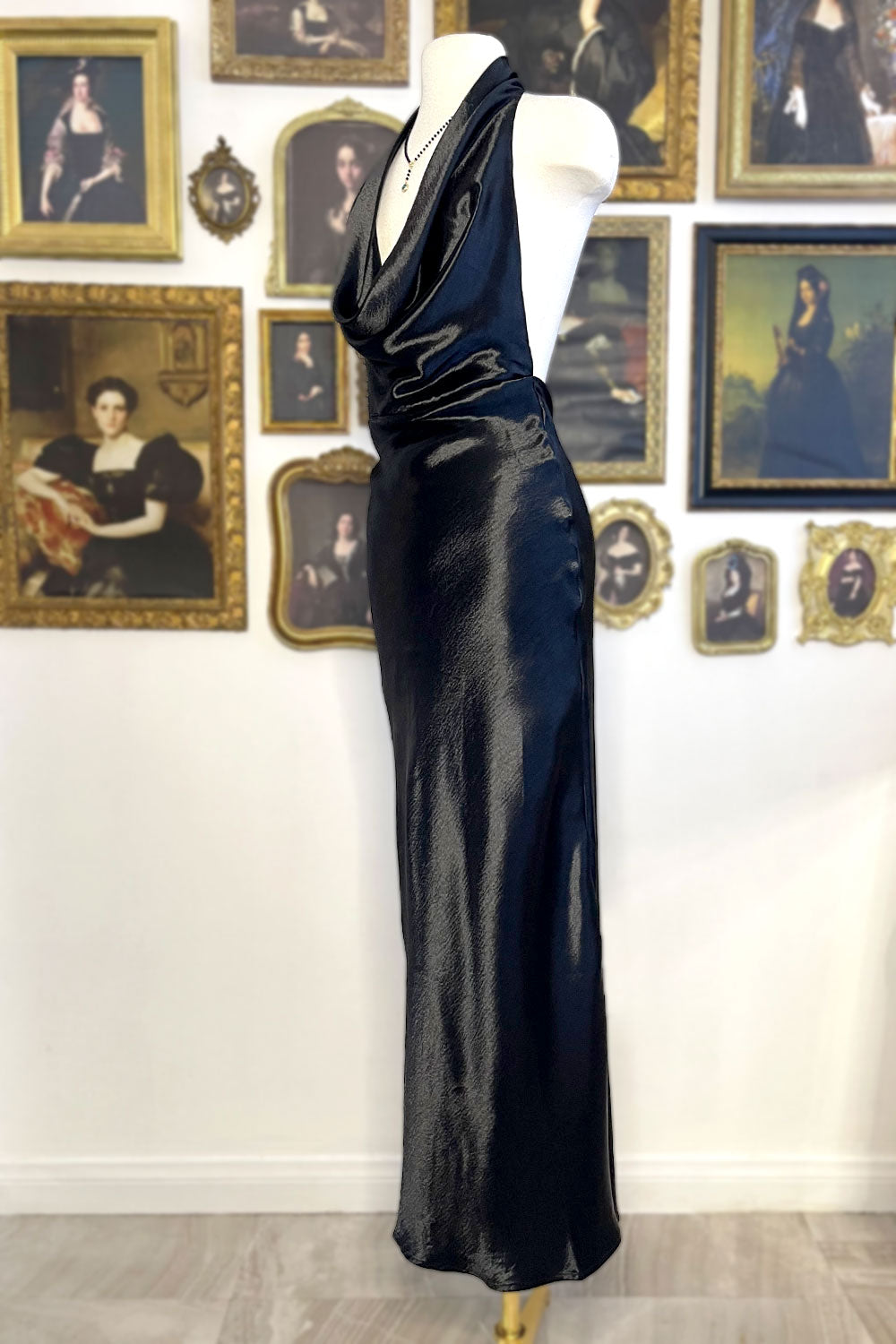 SYDNEY HALTER MAXI DRESS