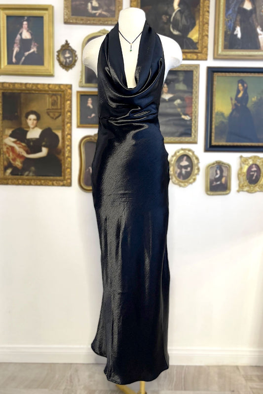 SYDNEY HALTER MAXI DRESS