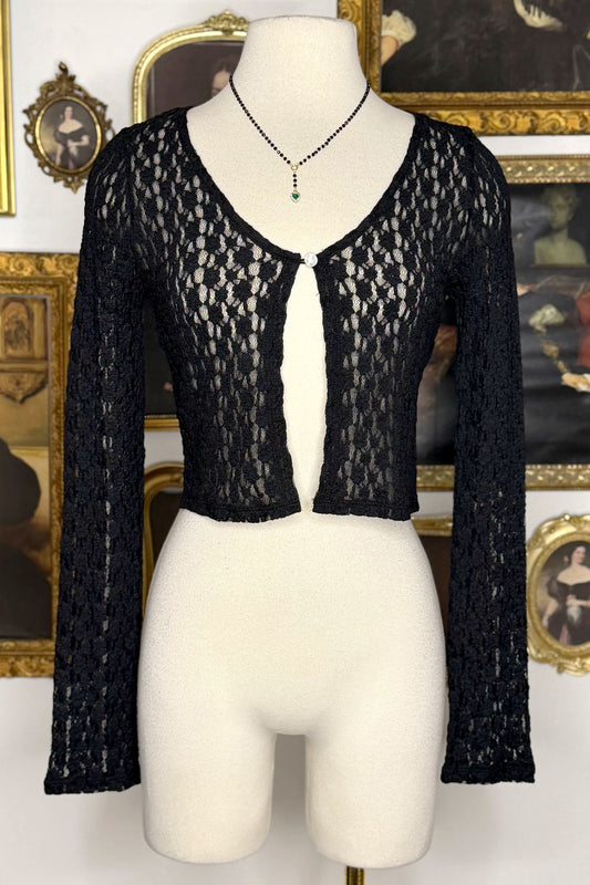 VANESSA LACE CARDIGAN TOP