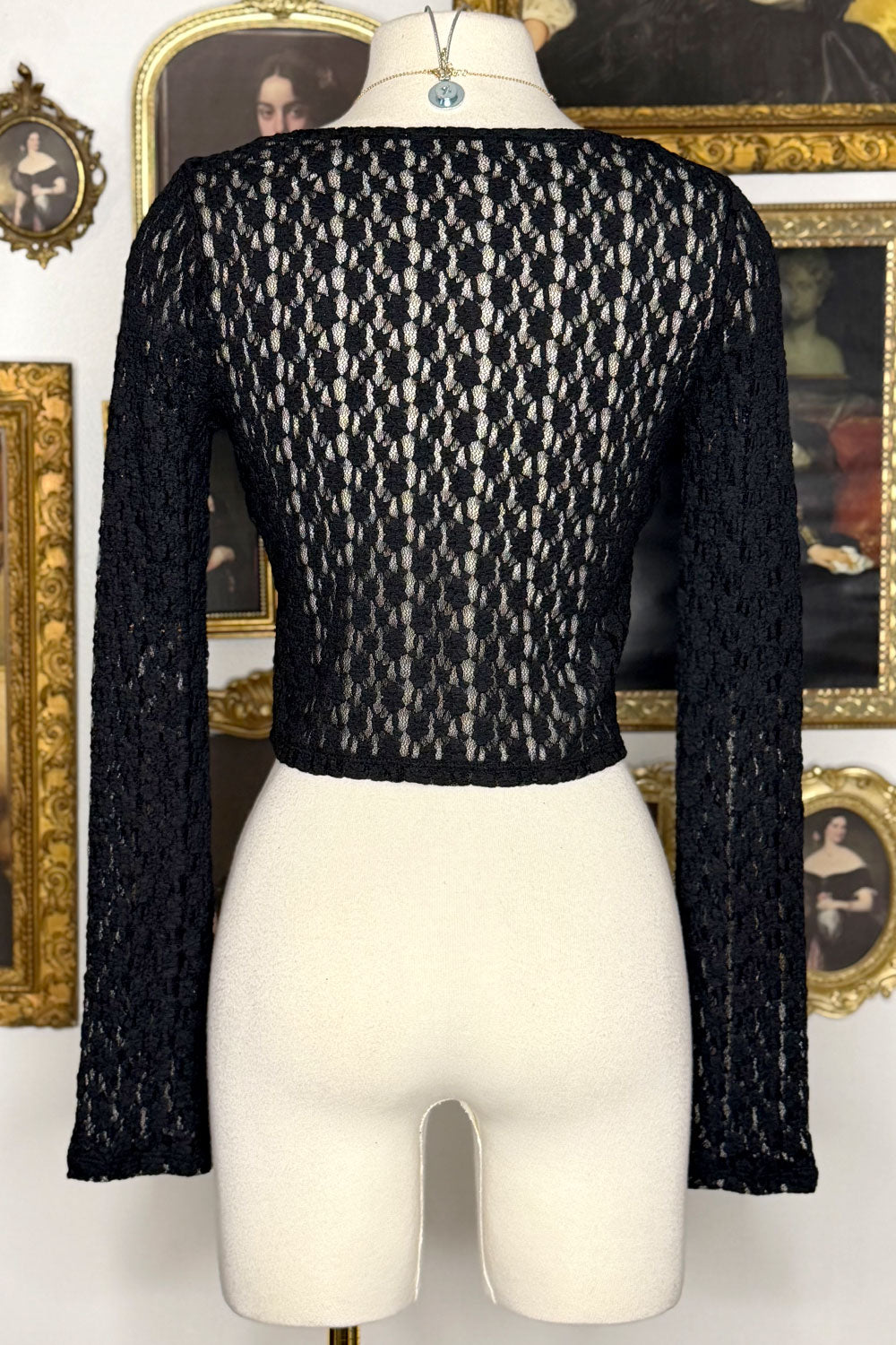 VANESSA LACE CARDIGAN TOP