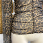 YISSEL LEOPARD MESH TOP