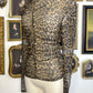 YISSEL LEOPARD MESH TOP