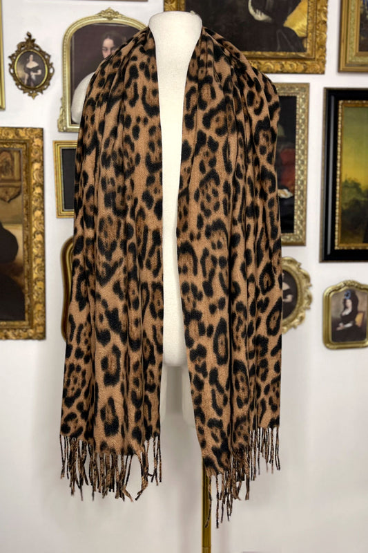 LEOPARD SCARF