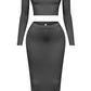 DIANA CROP TOP & MAXI SKIRT SET