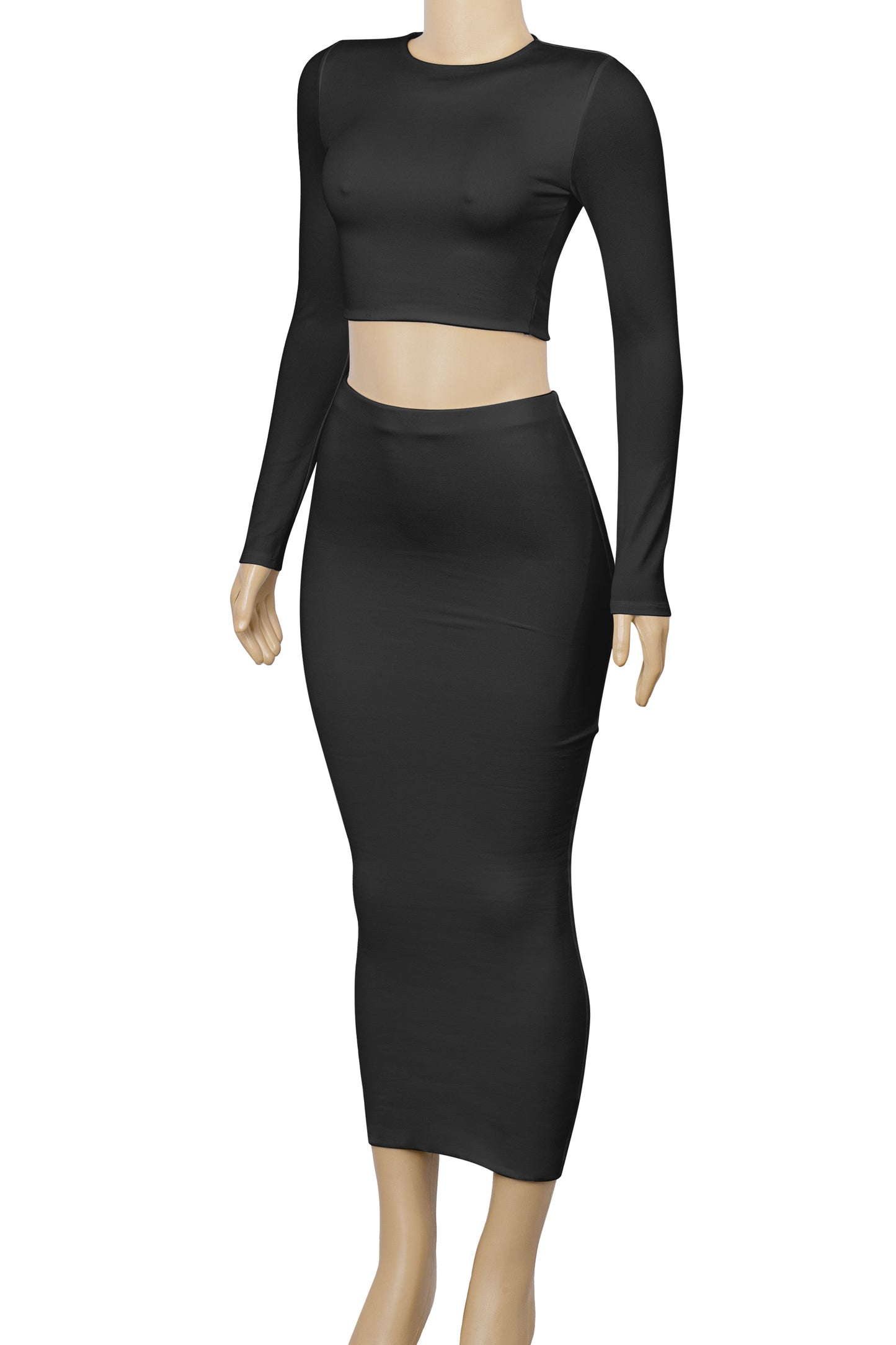 DIANA CROP TOP & MAXI SKIRT SET