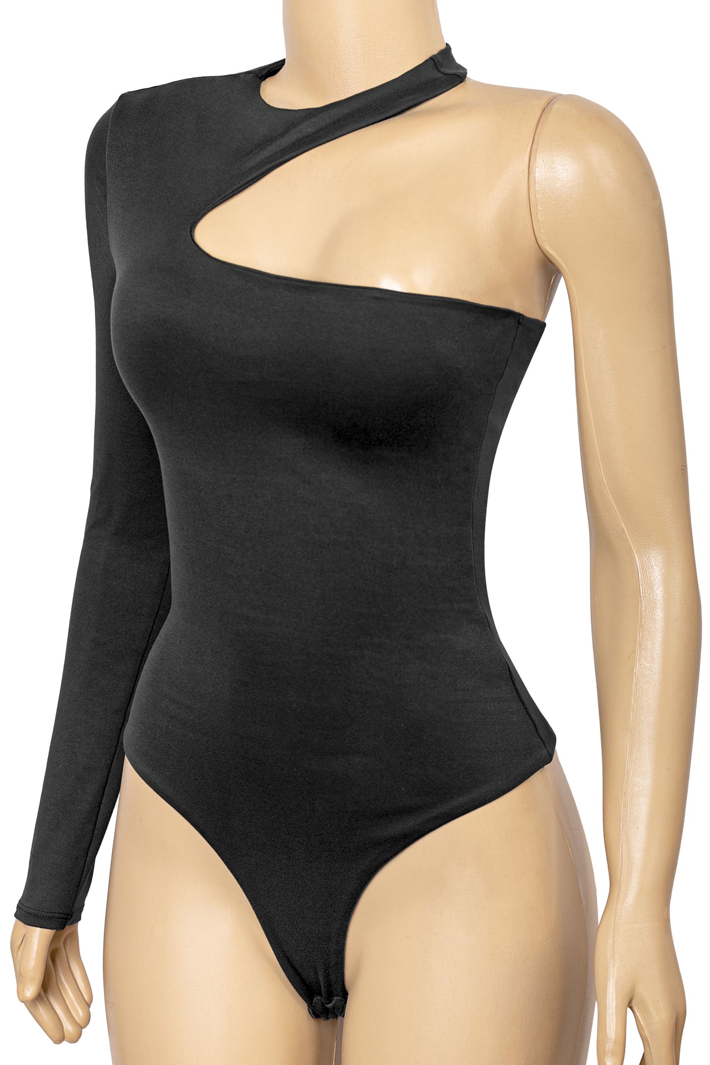 JULIET ONE SLEEVE CUTOUTS BODYSUIT