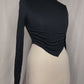 AMBER MOCK NECK LONG SLEEVE TOP