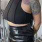 AMY RIBBED CROPPED TANK