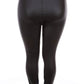 PLUS ANGELICA LEATHER LEGGINGS