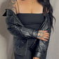 BRENDA QUILTED FAUX LEATHER JACKET