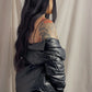 BRENDA QUILTED FAUX LEATHER JACKET
