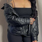 BRENDA QUILTED FAUX LEATHER JACKET