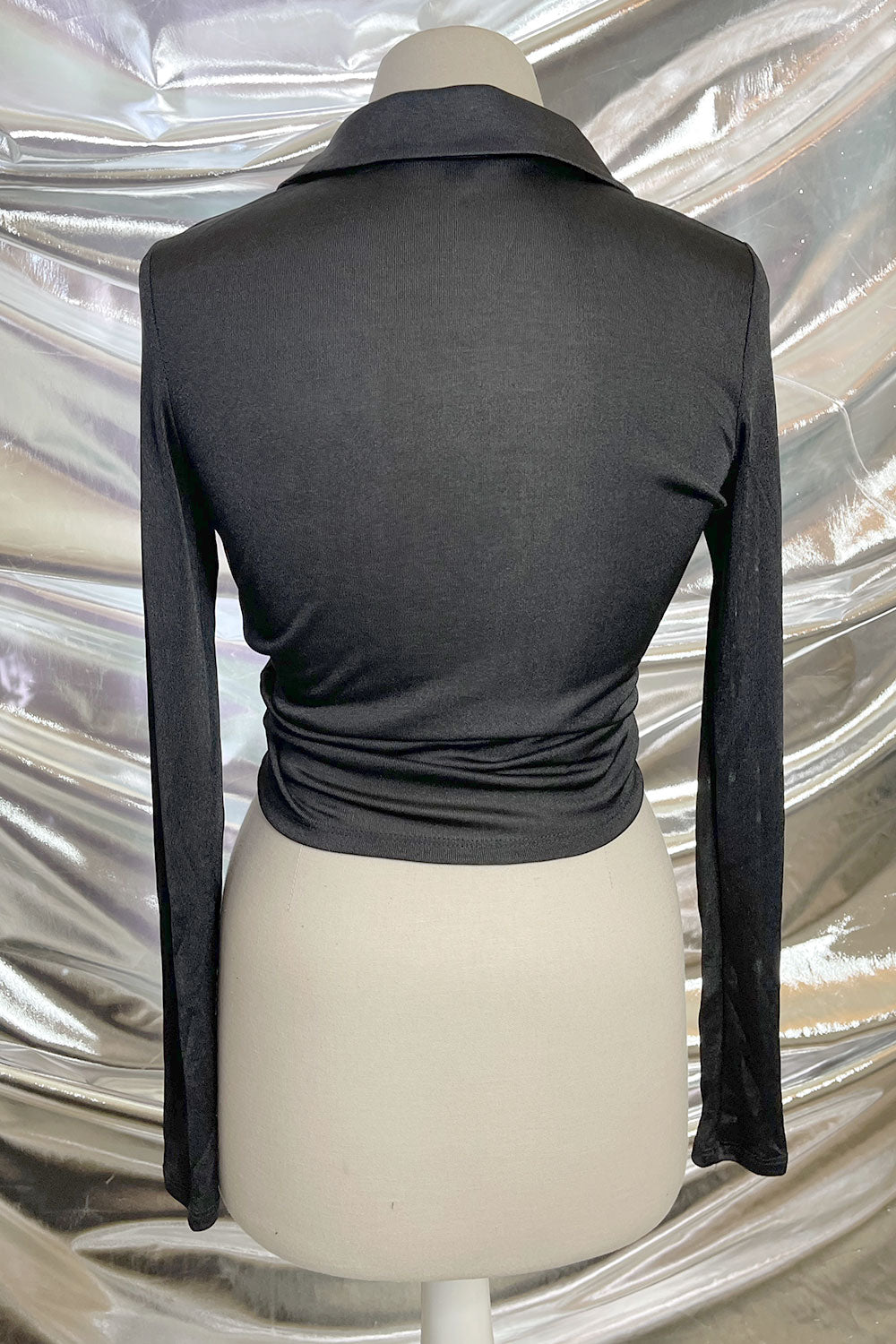 CAMELIA RUCHED LONG SLEEVE TOP