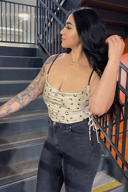 DAISY MOON TOP - TAUPE – BLACK + MOON