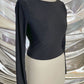 ELVIRA BACK LACE UP LONG SLEEVE TOP