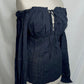 PLUS ESMERALDA PEASANT TOP
