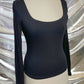 FIONA SQUARE NECK LONG SLEEVE TOP