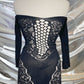 FRANCIS LASER-CUT COVER DRESS