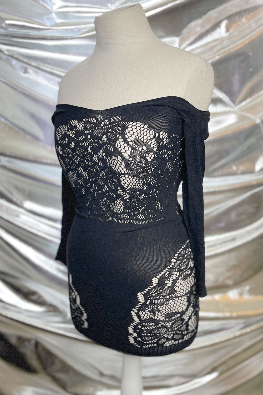 FRANCIS LASER-CUT COVER DRESS
