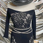 CRISS CROSS RHINESTONE BELT