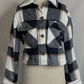 GRACE CROPPED PLAID SHACKET