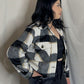 GRACE CROPPED PLAID SHACKET