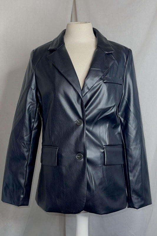 ISABELLA LEATHER BLAZER