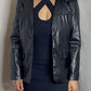ISABELLA LEATHER BLAZER
