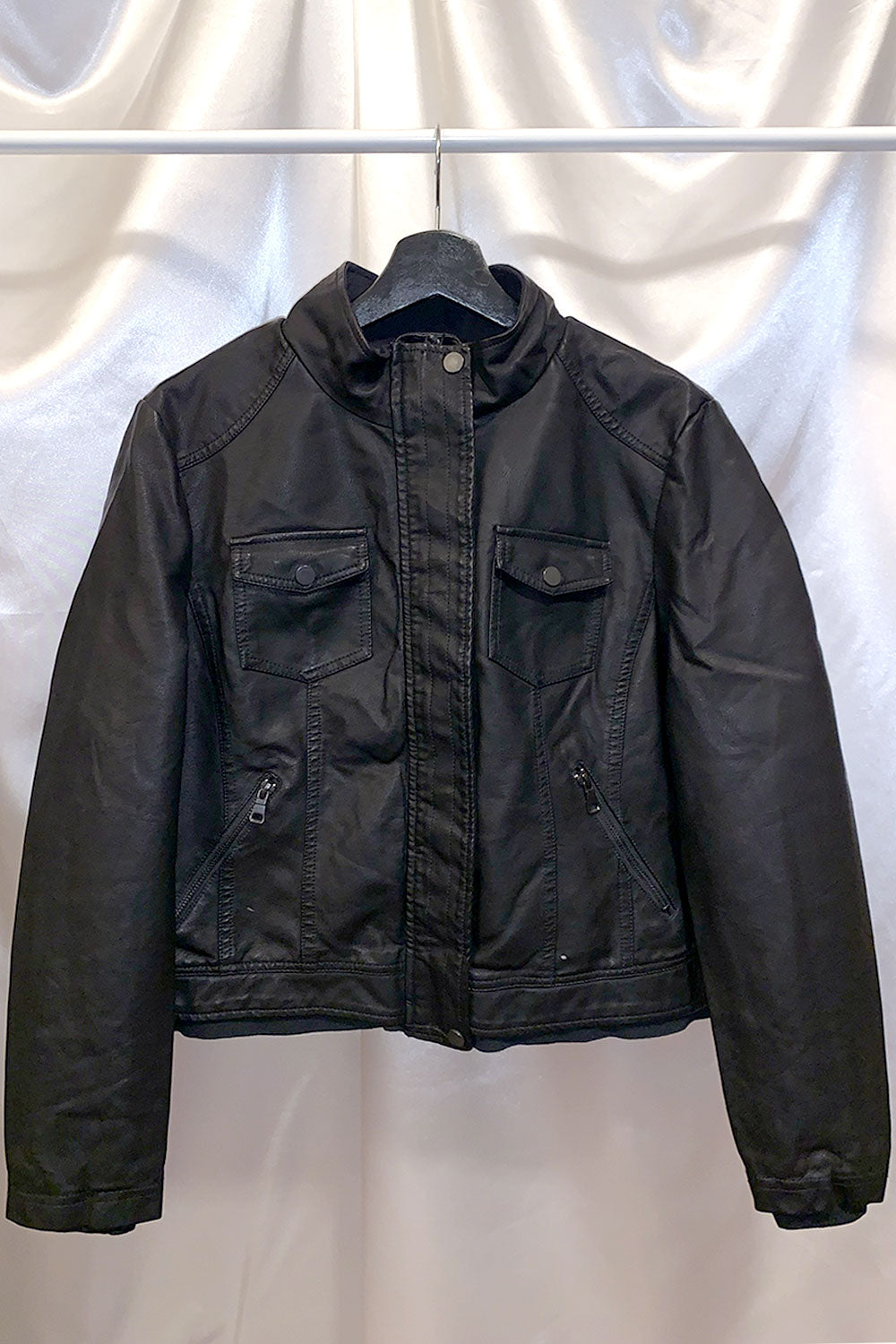 JENNA VEGAN LEATHER JACKET