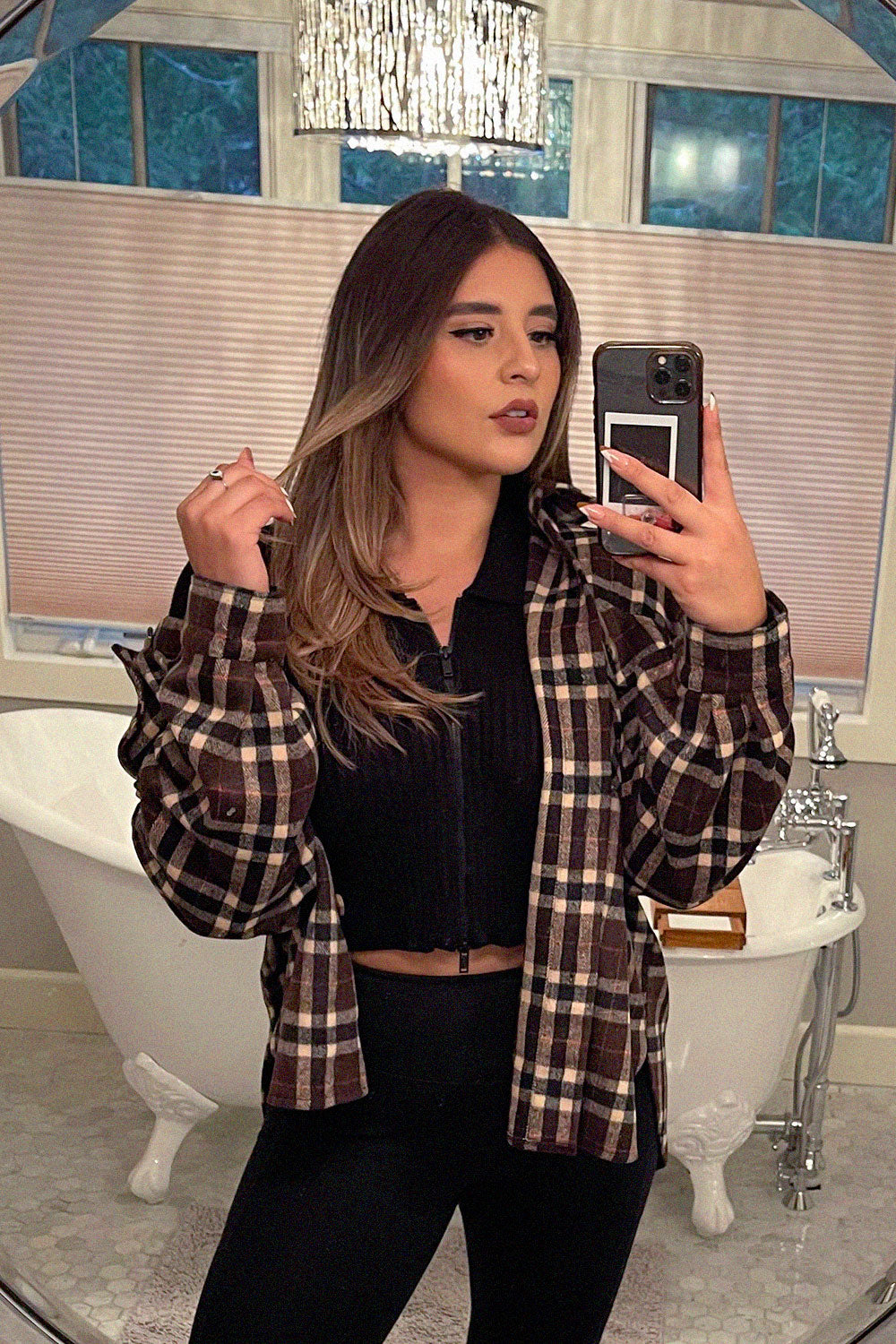 MAITE ZIPPER TOP