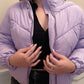 MELODY PUFFER JACKET - LAVENDER