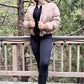 MELODY PUFFER JACKET - MOCHA