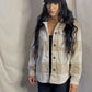NICOLE OVERSIZED PLAID SHACKET - KHAKI