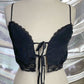 RAISA LACE SATIN CAMI CROP TOP