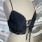 RAISA LACE SATIN CAMI CROP TOP