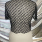 REINA MESH PEARL CROP TOP