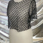REINA MESH PEARL CROP TOP