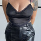 SCARLETT SATIN BANDANA CROP TOP
