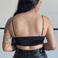 SCARLETT SATIN BANDANA CROP TOP