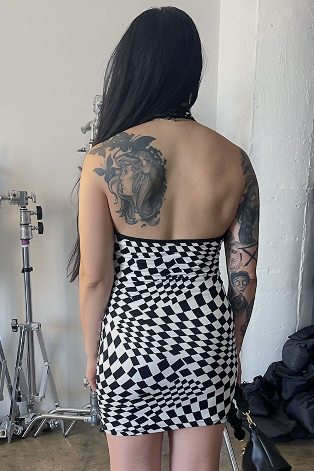 STACEY CHECKERED DRESS