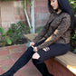 STEPH LEOPARD DENIM JACKET