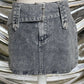 VICTORIA DENIM MICRO MINI SKIRT