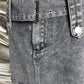 VICTORIA DENIM MICRO MINI SKIRT
