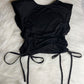 LOLA SHOULDER-PAD TOP